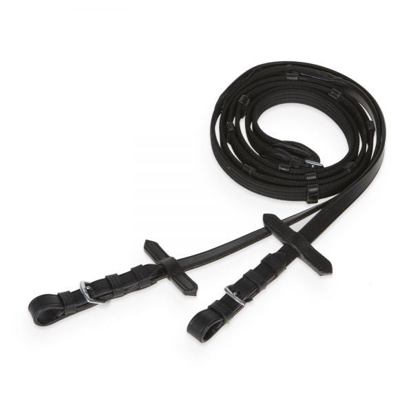 Horze Soft Grip Rubber Reins with Stoppers